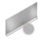 Алюминиевый плинтус Neexy AKBD-60-MS-2500, Серебро матовое, 1 шт