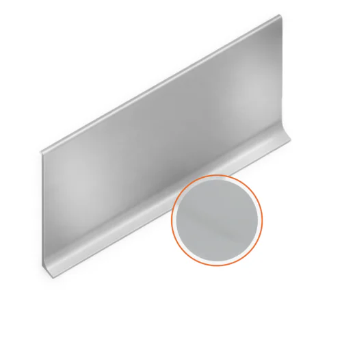 Алюминиевый плинтус Neexy AKBD-100-MS-2500, Серебро матовое, 1 шт