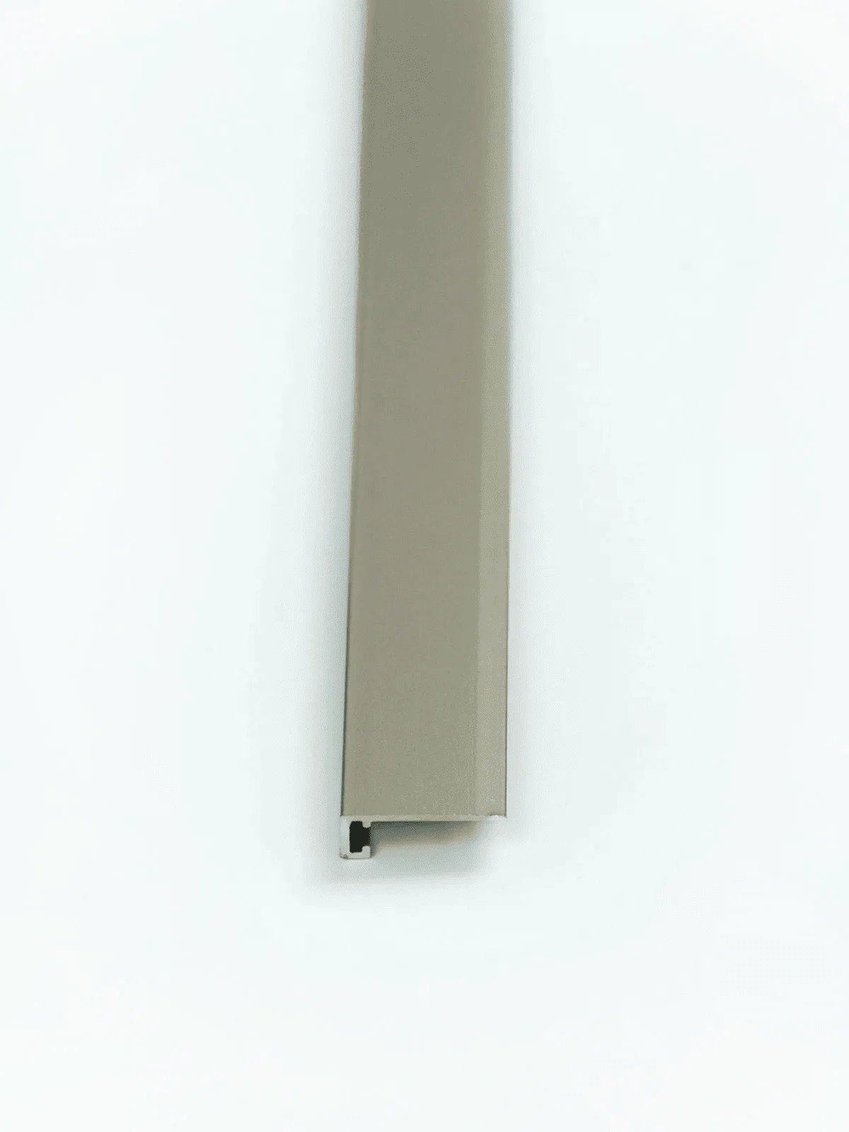 Микроплинтус для пола 16 х 6 х 2700 мм, профиль алюминиевый, Шампань матовый, 1 шт — изображение 6