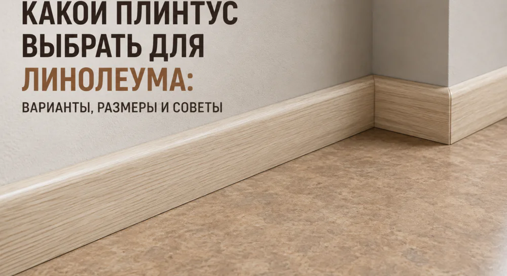 какой плинтус подходит для линолеума